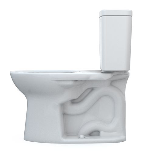 Main product image of Drake Two-Piece Elongated 1.6 GPF TORNADO FLUSH Toilet with CEFIONTECT, Cotton White - CST776CSG#01