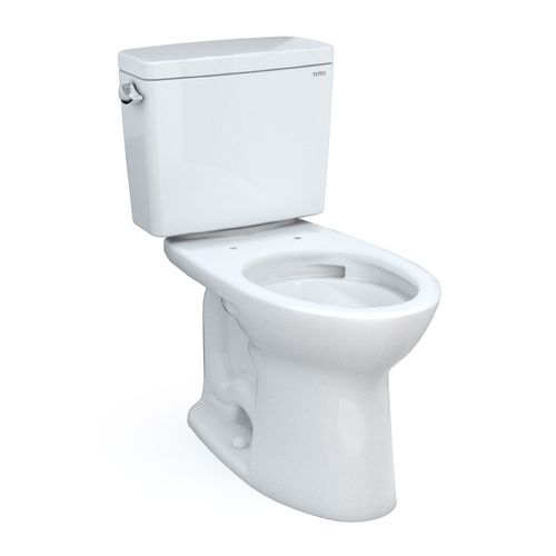 Main product image of Drake Two-Piece Elongated 1.6 GPF TORNADO FLUSH Toilet with CEFIONTECT, Cotton White - CST776CSG#01