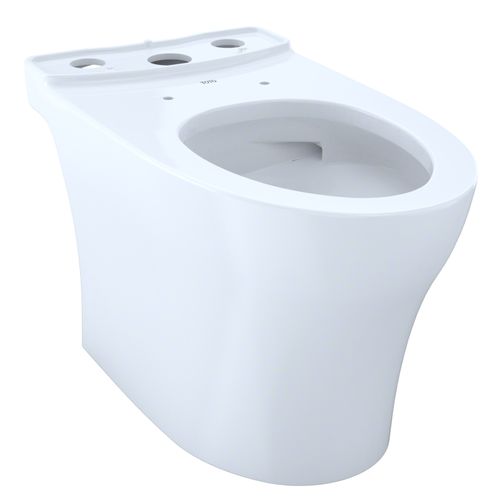 Main product image of Aquia IV Elongated Universal Height Skirted Toilet Bowl with CEFIONTECT, Cotton White - CT446CEFGN#01