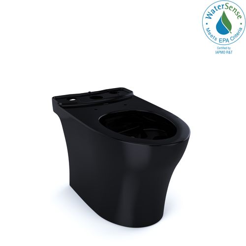 Main product image of Aquia IV Elongated Universal Height Skirted Toilet Bowl, WASHLET+ Ready, Ebony - CT446CEFNT40#51