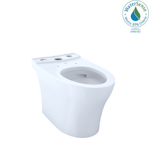 Main product image of Aquia IV Elongated Skirted Toilet Bowl with CEFIONTECT, Cotton White - CT446CEGN#01