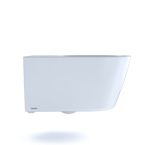 Main product image of RP Wall-Hung Contemporary D-Shape Dual Flush 1.28 and 0.9 GPF Toilet with CEFIONTECT, Cotton White - CT447CFG#01