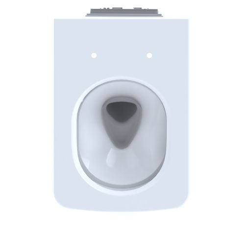 Main product image of SP Wall-Hung Contemporary Square-Shape Dual Flush 1.28 and 0.9 GPF Toilet with CEFIONTECT- CT449CFG#01