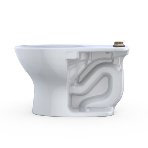 Main product image of TORNADO FLUSH Commercial Flushometer Floor-Mounted Universal Height Toilet, Elongated, Cotton White - CT725CUF#01