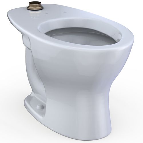 Main product image of TORNADO FLUSH Commercial Flushometer Floor-Mounted Universal Height Toilet, Elongated, Cotton White - CT725CUF#01