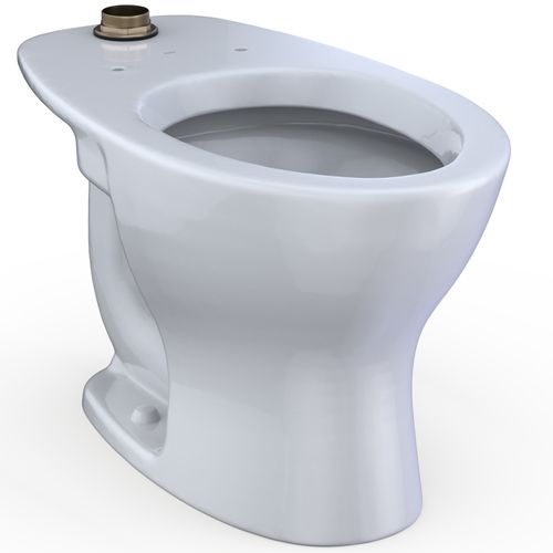 Main product image of TORNADO FLUSH Commercial Flushometer Floor-Mounted Universal Height Toilet with CEFIONTECT, Elongated, Cotton White - CT725CUFG#01