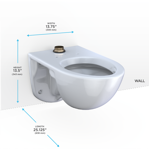 CT728CUG01 TOTO CT728CUG01 TORNADO FLUSH Commercial Flushometer