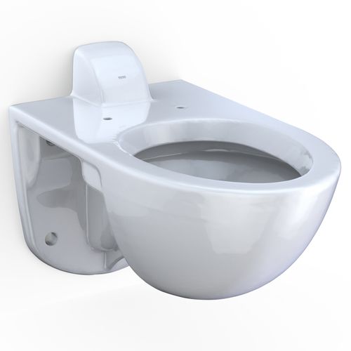 Main product image of TORNADO FLUSH Commercial Flushometer Wall-Mounted Toilet, Elongated, Cotton White - CT728CUV#01