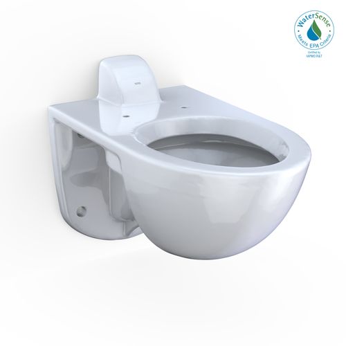 Main product image of TORNADO FLUSH Commercial Flushometer Wall-Mounted Toilet, Elongated, Cotton White - CT728CUV#01