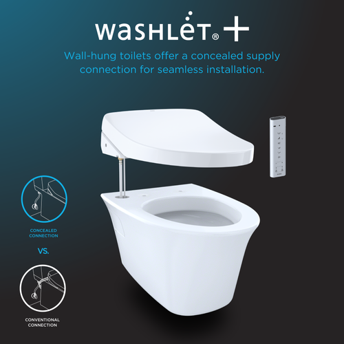 CWT4263074CMFG-MS - TOTO CWT4263074CMFG-MS - WASHLET+ AP Wall-Hung ...