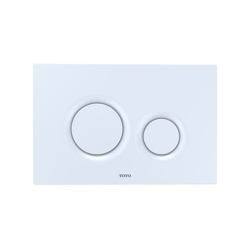 Main product image of RP Wall-Hung D-Shape Toilet and DuoFit In-Wall 1.28 and 0.9 GPF Dual-Flush Tank System with Copper Supply, White Matte - CWT447247CMFG#WH
