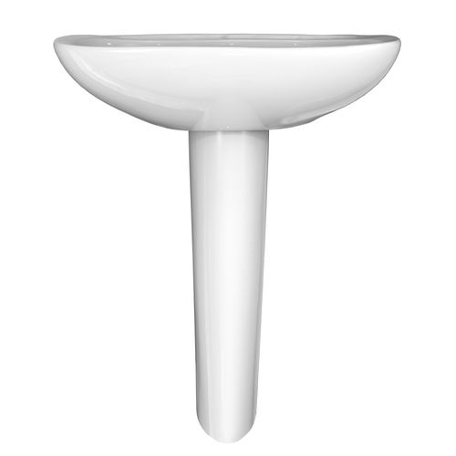 Main product image of LPT242.8G#01 Prominence Oval Basin Pedestal Bathroom Sink w/ CEFIONTECT for 8" Center Faucets (Cotton White)