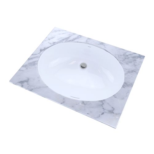 Main product image of LT1506G#01 24" Oval Undermount Bathroom Sink w/ CEFIONTECT (Cotton White)