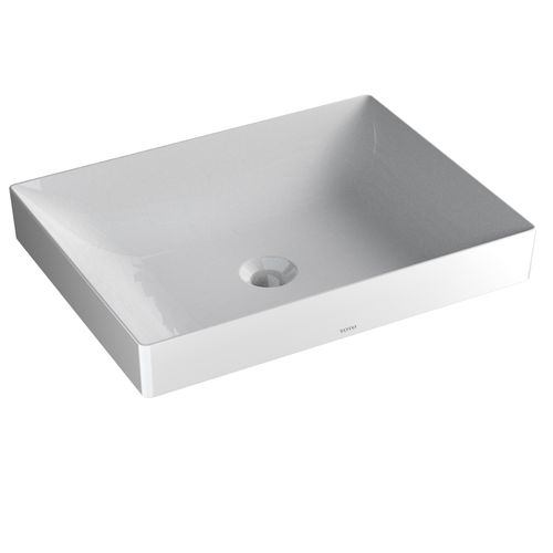 Main product image of LT475GR#01 Kiwami Rectangular 20" Vessel Bathroom Sink w/ CEFIONTECT (Cotton White)