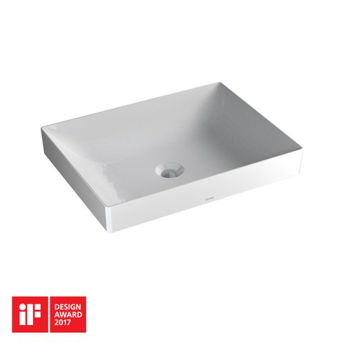 Main product image of LT475GR#01 Kiwami Rectangular 20" Vessel Bathroom Sink w/ CEFIONTECT (Cotton White)