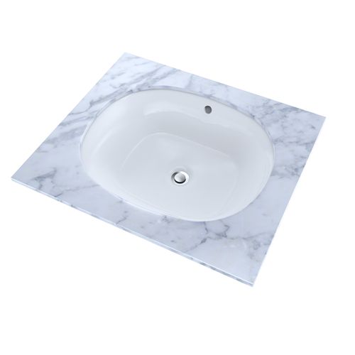 Main product image of LT483G#01 Maris 17-5/8" x 14-9/16" Oval Undermount Bathroom Sink w/ CEFIONTECT (Cotton White)