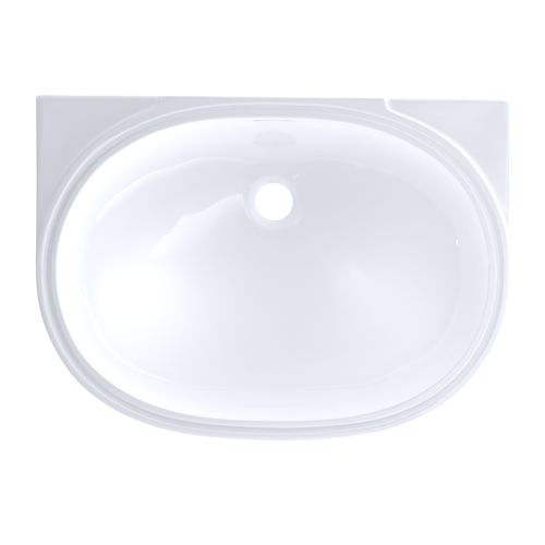 Main product image of LT546G#01 19-11/16" x 13-3/4"Oval Undermount Bathroom Sink w/ CEFIONTECT (Cotton White)