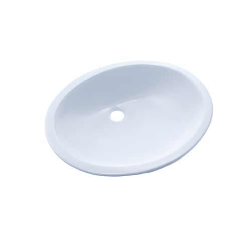 Main product image of LT569#01 17" x 14" Oval Undermount Bathroom Sink (Cotton White)