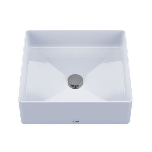 Main product image of LT574#01 Arvina Square Vessel Fireclay Bathroom Sink (Cotton White)