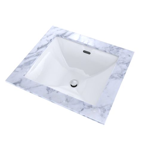 Main product image of LT624G#01 Legato Rectangular Undermount Bathroom Sink w/ CEFIONTECT (Cotton White)