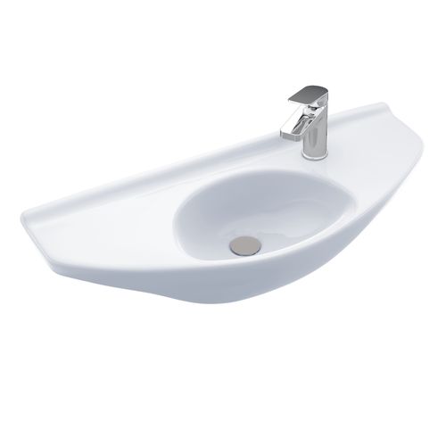 Main product image of LT650G#01 Oval Wall-Mount Bathroom Sink w/ CEFIONTECT (Cotton White)