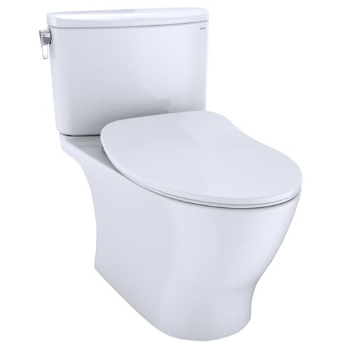 Main product image of Nexus Two-Piece Elongated 1.28 GPF Universal Height Toilet with CEFIONTECT and SS234 SoftClose Seat, WASHLET+ Ready, Cotton White - MS442234CEFG#01
