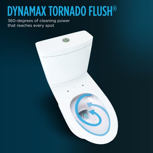 Main product image of Aquia IV Two-Piece Elongated Dual Flush 1.28 and 0.9 GPF Toilet with CEFIONTECT and SoftClose Seat, WASHLET+ Ready, Cotton White - MS446234CEMFGN#01