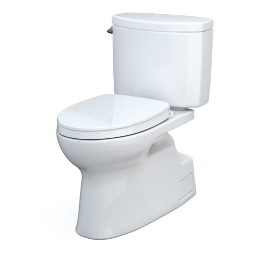 Main product image of Vespin II Two-Piece Elongated 1.28 GPF Universal Height Toilet with CEFIONTECT and SS124 SoftClose Seat, WASHLET+ Ready, Cotton White - MS474124CEFG#01