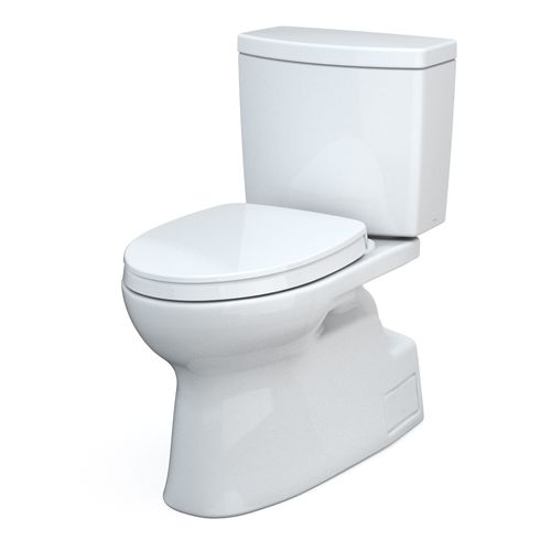 Main product image of Vespin II 1G Two-Piece Elongated 1.0 GPF Universal Height Toilet with CEFIONTECT and SS124 SoftClose Seat, WASHLET+ Ready, Cotton White - MS474124CUFG#01
