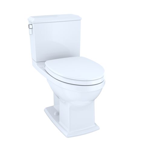 Main product image of Connelly WASHLET+ Two-Piece Elongated Dual Flush 1.28 and 0.9 GPF Universal Height Toilet with CEFIONTECT, Cotton White - MS494124CEMFG#01
