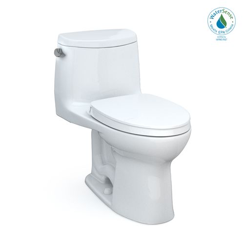 Main product image of Ultramax II 1.28 GPF One-Piece Elongated Toilet w/ CEFIONTECT Ceramic Glaze, SoftClose Seat, & Tornado Flush (Cotton White)