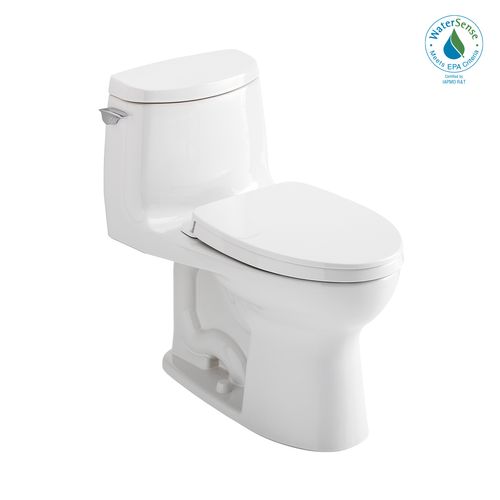 Main product image of UltraMax II 1G One-Piece Elongated 1.0 GPF Universal Height Toilet with CEFIONTECT and SS124 SoftClose Seat, WASHLET+ Ready, Cotton White - MS604124CUFG#01