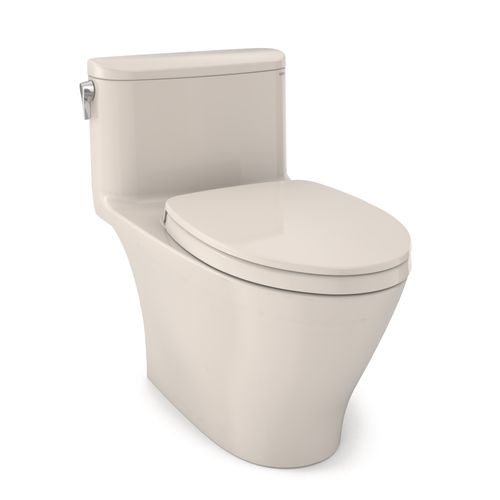 Main product image of Nexus One-Piece Elongated 1.28 GPF Universal Height Toilet with CEFIONTECT and SS124 SoftClose Seat, WASHLET+ Ready, Sedona Beige - MS642124CEFG#12