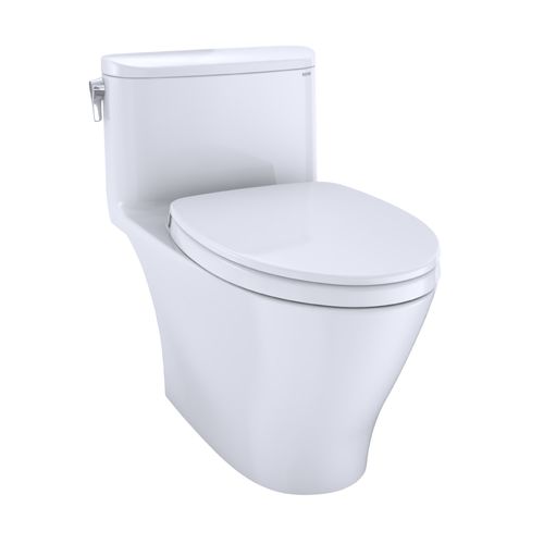 Main product image of Nexus 1G One-Piece Elongated 1.0 GPF Universal Height Toilet with CEFIONTECT and SS124 SoftClose Seat, WASHLET+ Ready, Cotton White - MS642124CUFG#01