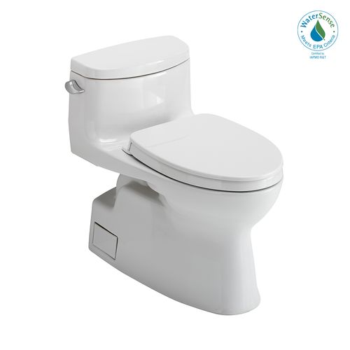 Main product image of Carolina II One-Piece Elongated 1.28 GPF Universal Height Toilet with CEFIONTECT and SS124 SoftClose Seat, WASHLET+ Ready, Cotton White - MS644124CEFG#01