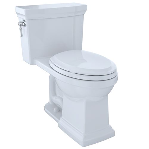 Main product image of Promenade II 1.28 GPF One-Piece Elongated Toilet w/ CEFIONTECT Ceramic Glaze, SoftClose Seat, & Tornado Flush (Cotton White)