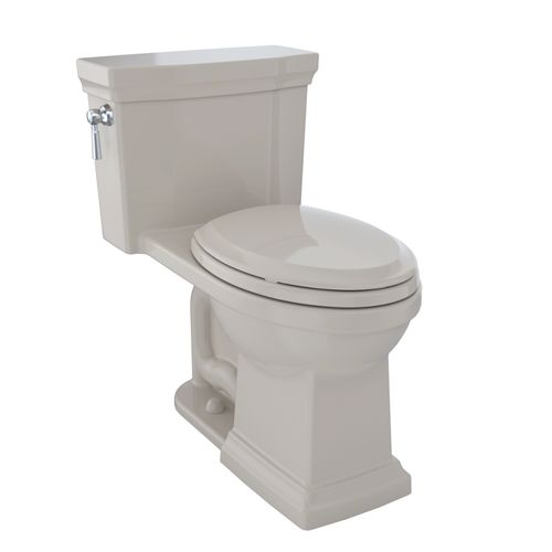 Main product image of Promenade II One-Piece Elongated 1.28 GPF Universal Height Toilet with CEFIONTECT, Bone - MS814224CEFG#03