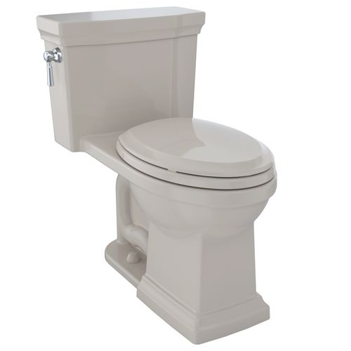 Main product image of Promenade II One-Piece Elongated 1.28 GPF Universal Height Toilet with CEFIONTECT, Bone - MS814224CEFG#03