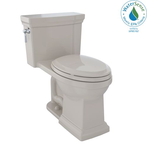 Main product image of Promenade II One-Piece Elongated 1.28 GPF Universal Height Toilet with CEFIONTECT, Bone - MS814224CEFG#03