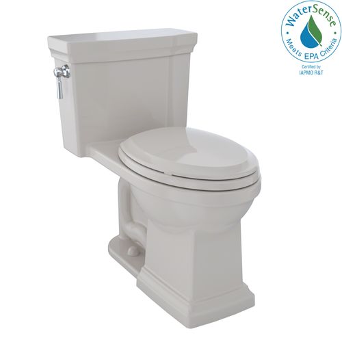 Main product image of Promenade II One-Piece Elongated 1.28 GPF Universal Height Toilet with CEFIONTECT, Sedona Beige - MS814224CEFG#12