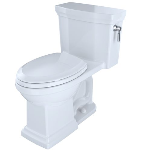 Main product image of Promenade II One-Piece Elongated 1.28 GPF Universal Height Toilet with CEFIONTECT and Right-Hand Trip Lever, Cotton White - MS814224CEFRG#01