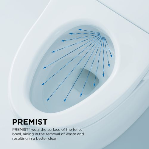 Main product image of NEOREST RS Dual Flush 1.0 or 0.8 GPF Toilet with Intergeated Bidet Seat and EWATER+, Cotton White - MS8341CUMFG#01