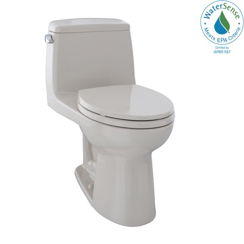 Main product image of Eco UltraMax One-Piece Elongated 1.28 GPF Toilet, Sedona Beige - MS854114E#12