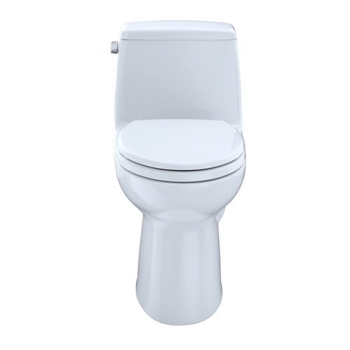 Main product image of Eco Ultramax 1.28 GPF One-Piece Elongated Toilet w/ CEFIONTECT Ceramic Glaze, SoftClose Seat, & E-MAX Flush System (Left Trip Lever) (Cotton White)