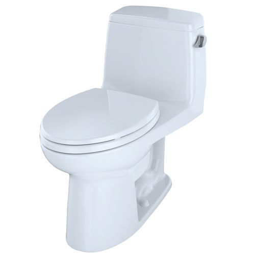 Main product image of Eco UltraMax One-Piece Elongated 1.28 GPF ADA Compliant Toilet with Right-Hand Trip Lever, Cotton White - MS854114ELR#01
