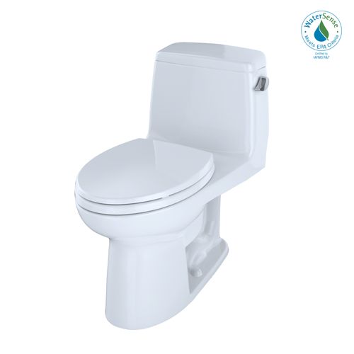 Main product image of Eco UltraMax One-Piece Elongated 1.28 GPF ADA Compliant Toilet with Right-Hand Trip Lever, Cotton White - MS854114ELR#01