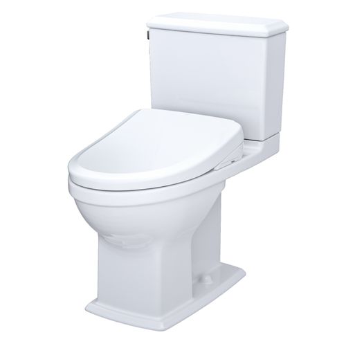 Main product image of WASHLET+ Connelly Two-Piece Elongated Dual Flush 1.28 and 0.9 GPF Toilet and Classic WASHLET S7A Classic Bidet Seat, Cotton White - MW4944734CEMFG#01