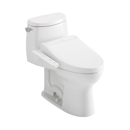 Main product image of WASHLET+ UltraMax II 1G One-Piece Elongated 1.0 GPF Toilet and WASHLET+ C2 Bidet Seat, Cotton White - MW6043074CUFG#01