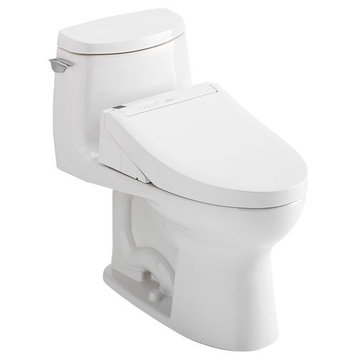 Main product image of WASHLET+ UltraMax II 1G One-Piece Elongated 1.0 GPF Toilet and WASHLET+ C5 Bidet Seat, Cotton White - MW6043084CUFG#01
