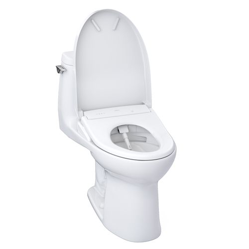 Main product image of WASHLET+ UltraMax II 1G One-Piece Elongated 1.0 GPF Toilet and WASHLET+ S7A Contemporary Bidet Seat, Cotton White - MW6044736CUFG#01